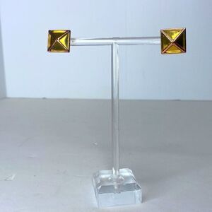 NEW…Rose Gold/Gold square stud earrings OS (one size) from Forever21